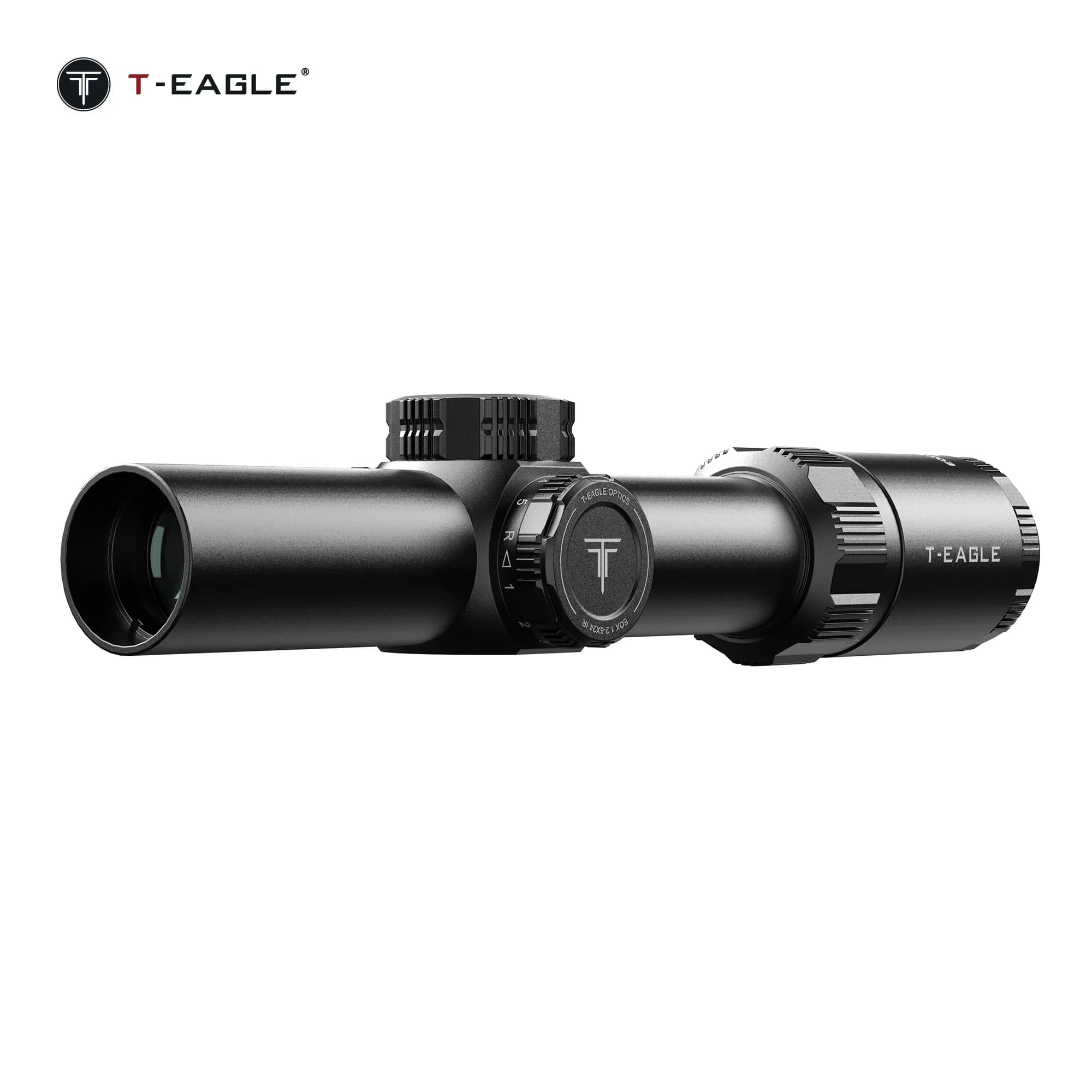 Tactical EOX1.2-6 X24 IR Optical Rifle Scope Red/Green Illuminated Adjustable Shooting Riflescope Hunting Telescopic Sight - Image 2