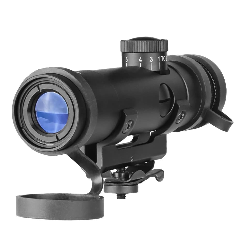 Tactical Hunting HD 4X20 Rifle Scope Sight With BDC Turret Mil-Dot Reticle Classic Retro Style - Image 2