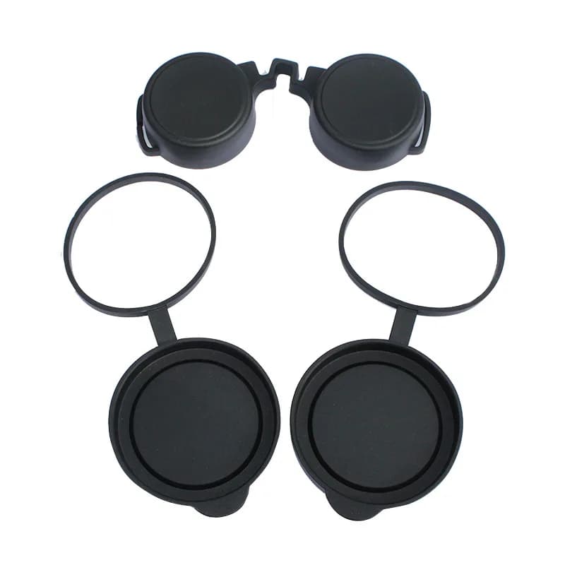 Binoculars Protective Rubber Objective Lens Caps 42mm/50mm Binocular Eyepiece Lens Cover Telescope Cover Lens Protection - Image 1