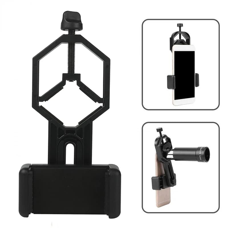 Telescope Phone Adapter Universal Cellphone Bracket Mount for Monocular Binoculars Spotting Scope - Image 1