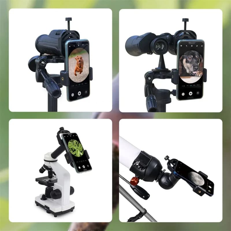 Telescope Phone Adapter Universal Cellphone Bracket Mount for Monocular Binoculars Spotting Scope - Image 2
