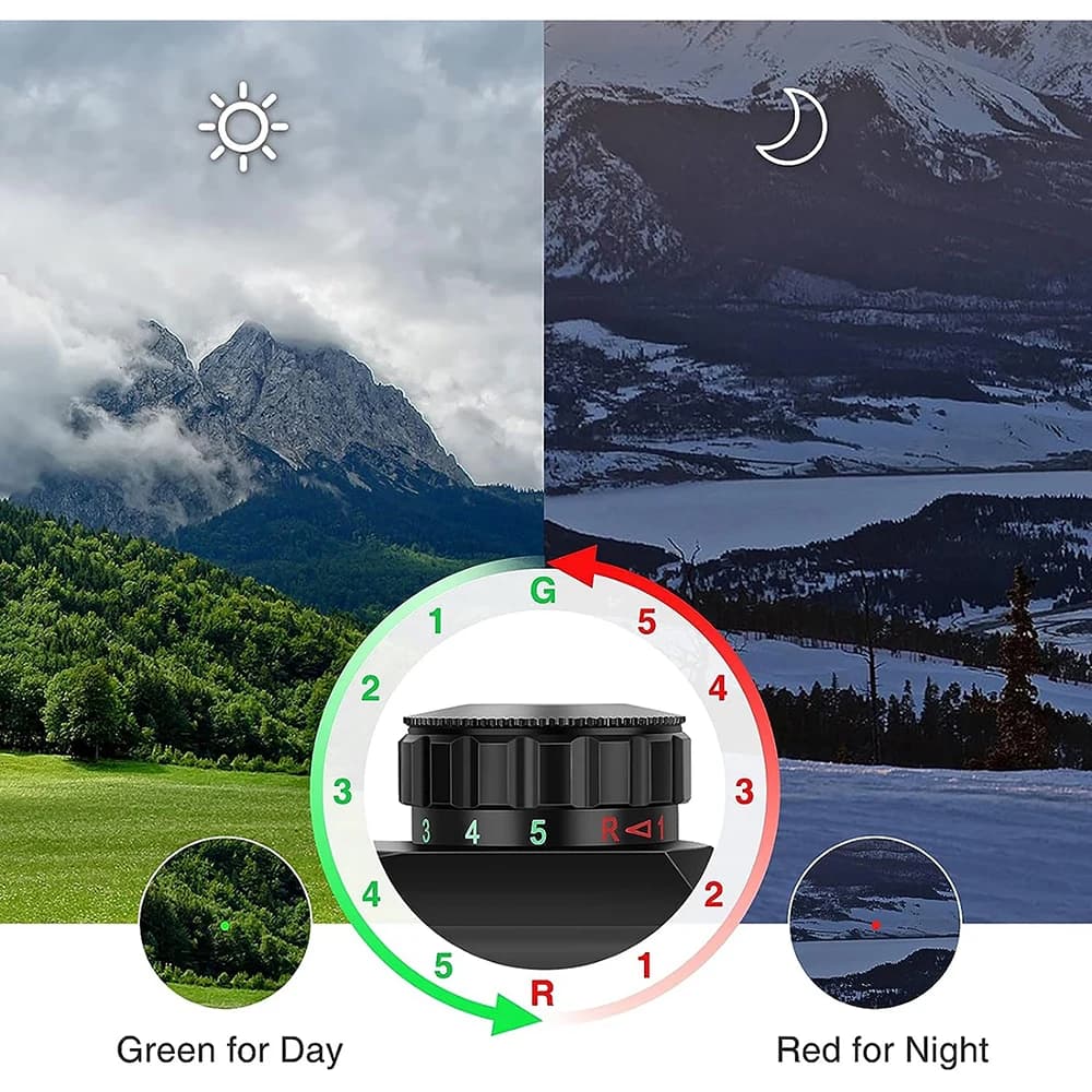 3X44 Green Red Dot Sight Scope 2X40 Red Dot 3X42 Tactical Optics Riflescope Fit 11/20mm Rail 1X40 Sight for Hunting - Image 4