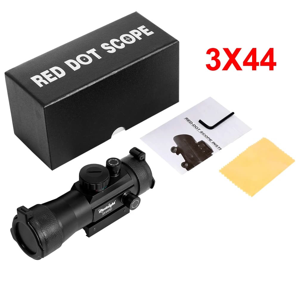 3X44 Green Red Dot Sight Scope 2X40 Red Dot 3X42 Tactical Optics Riflescope Fit 11/20mm Rail 1X40 Sight for Hunting - Image 6