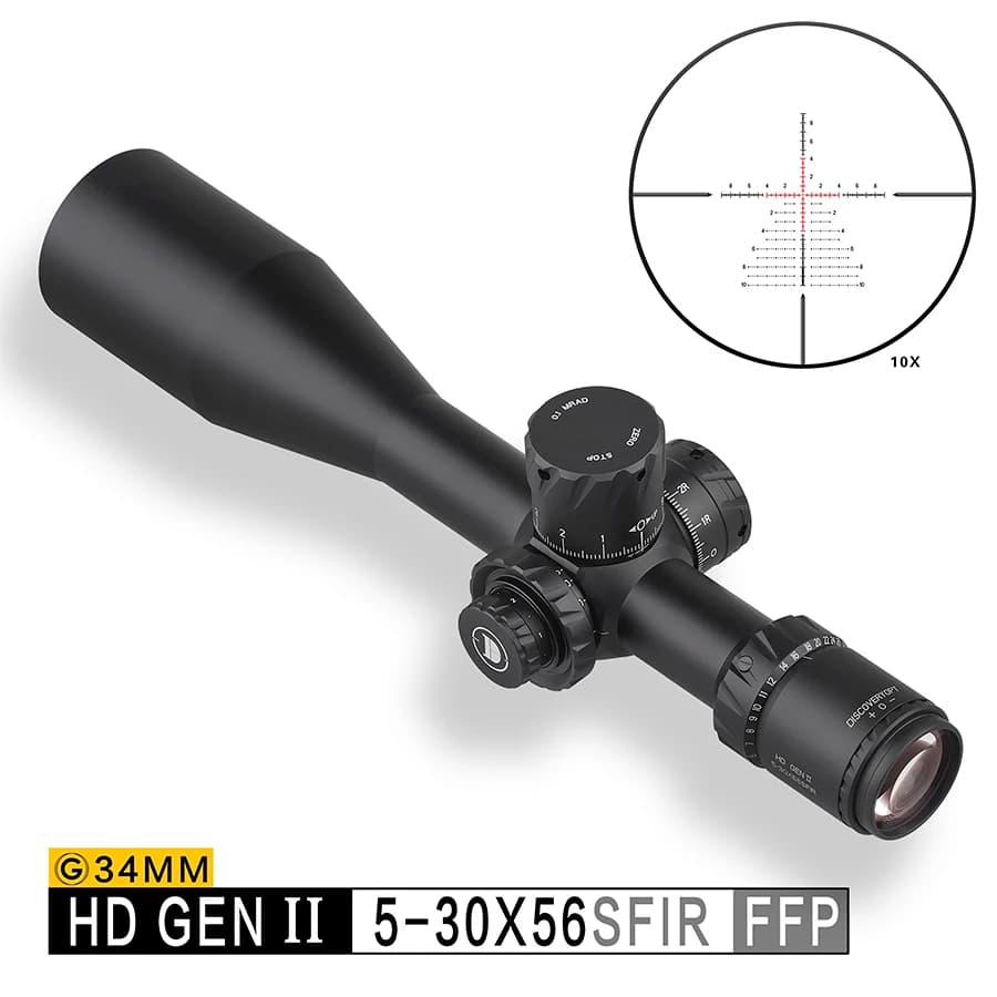 Discovery HD GEN-II 5-30X56SFIR FFP Tactical Riflescope HD Illumination Sight First Focal Plane Shooting Scopes With 34mm Tube - Image 1