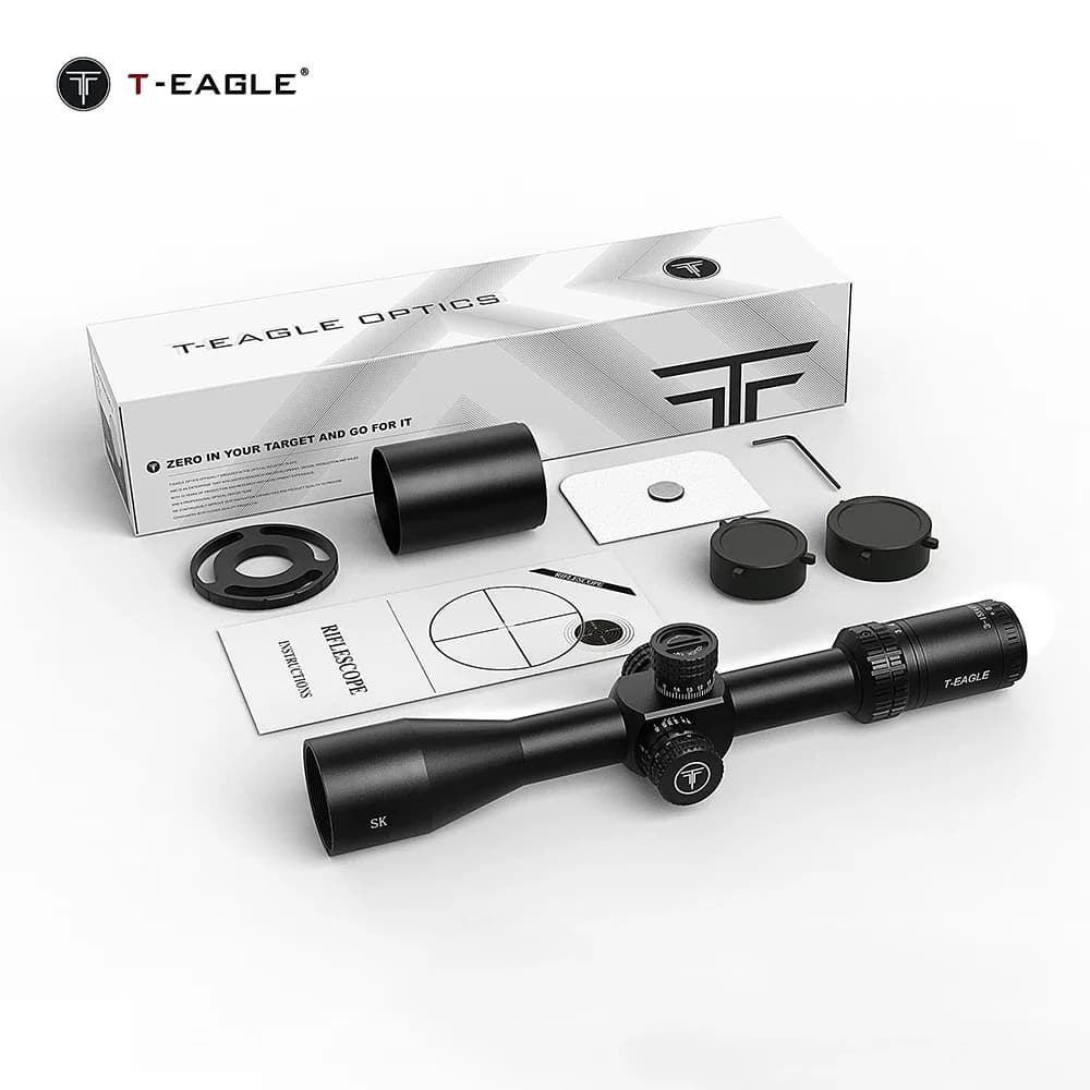 T-Eagle SK 3-15x44 FFP IR Hunting Rifle Scope Optical Tactical Riflescopes PCP Airgun Airsoft Sight Glass Etched Reticle - Image 3