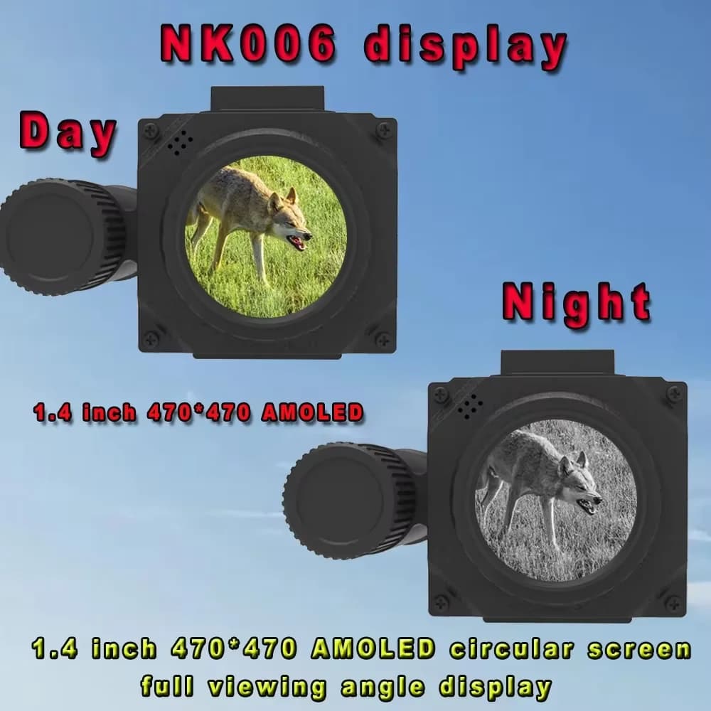 Megaorei NK006 Helmet Night Vision Monocular Long-Distance Infrared 5X Zoom 1080P Digital Hunting Night Vision Goggles Telescope - Image 2