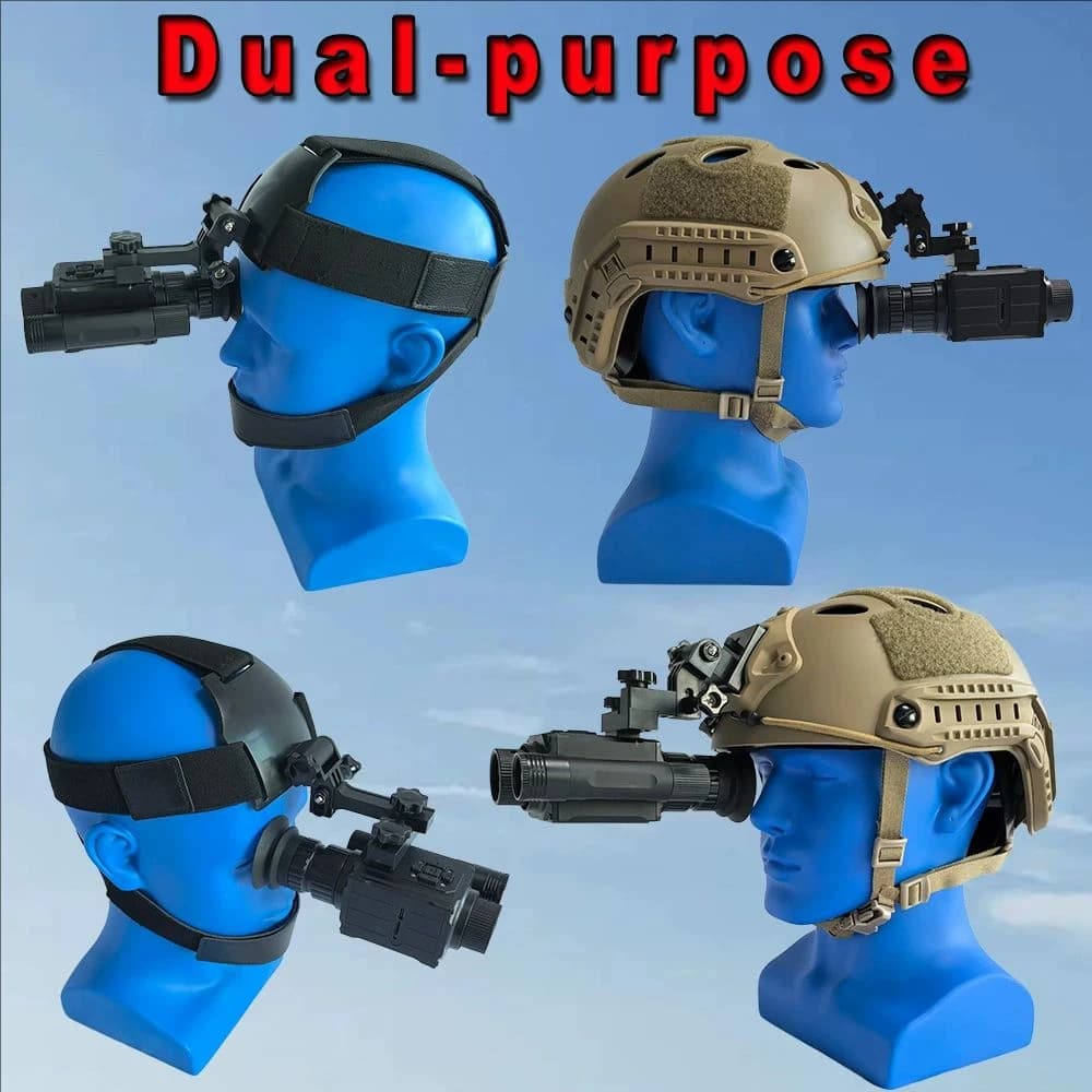 Megaorei NK006 Helmet Night Vision Monocular Long-Distance Infrared 5X Zoom 1080P Digital Hunting Night Vision Goggles Telescope - Image 6