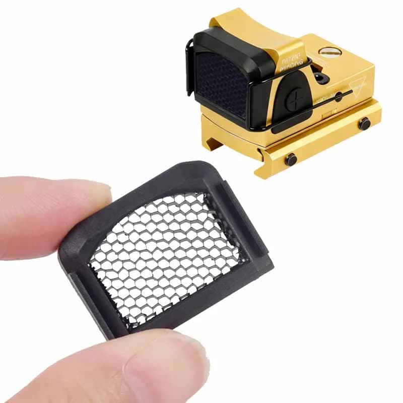 Airsoft RM Red Dot Reflex Sight Killflash Protector Cover Holographic Scope Hunting EH 558 Reflex Optical Scope Lens/Mesh Cap - Image 3