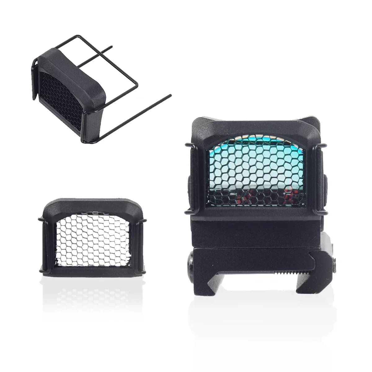 Airsoft RM Red Dot Reflex Sight Killflash Protector Cover Holographic Scope Hunting EH 558 Reflex Optical Scope Lens/Mesh Cap - Image 5