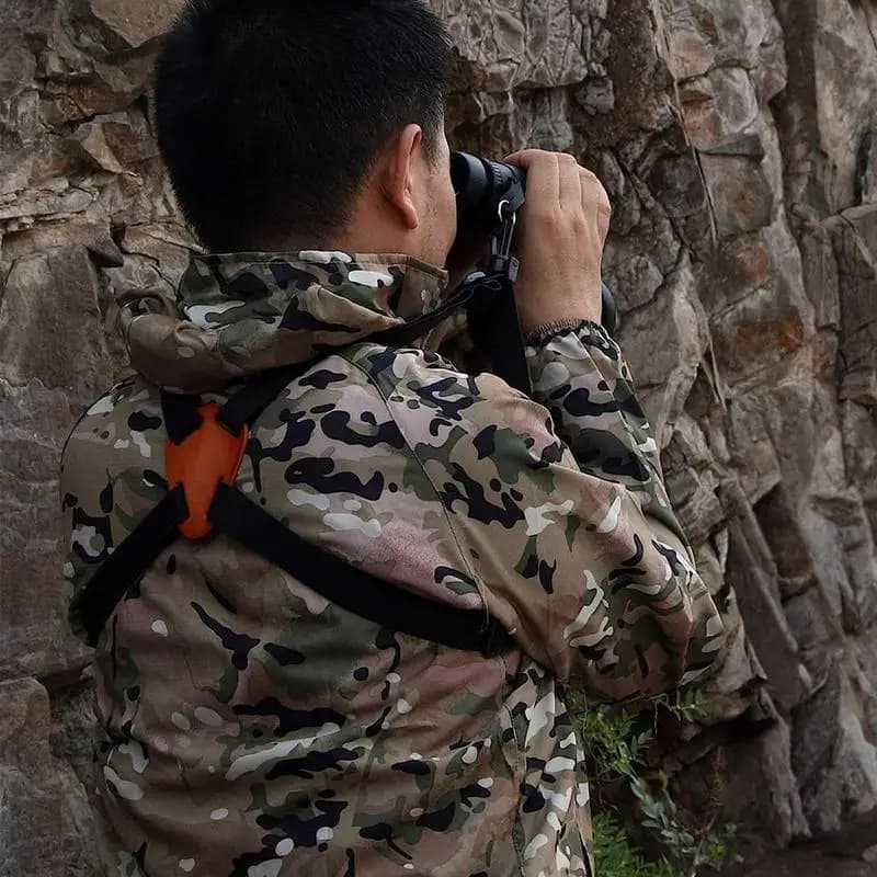 Universal Binoculars X-Shaped Harness Strap Shoulder Straps Dua l Camera Harness Adjustable Shoulder Straps Camera Chest Strap - Image 2