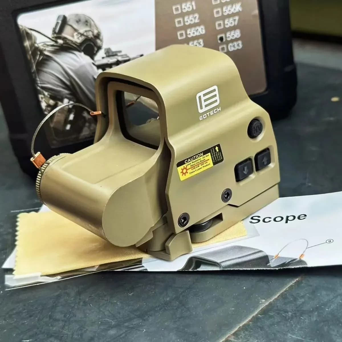 Eotech G33 G43 G45 3X Magnifier Scope 551 552 553 558 Red Dot Sight Riser Scope Unity Shockproof Weather Proof - Image 1