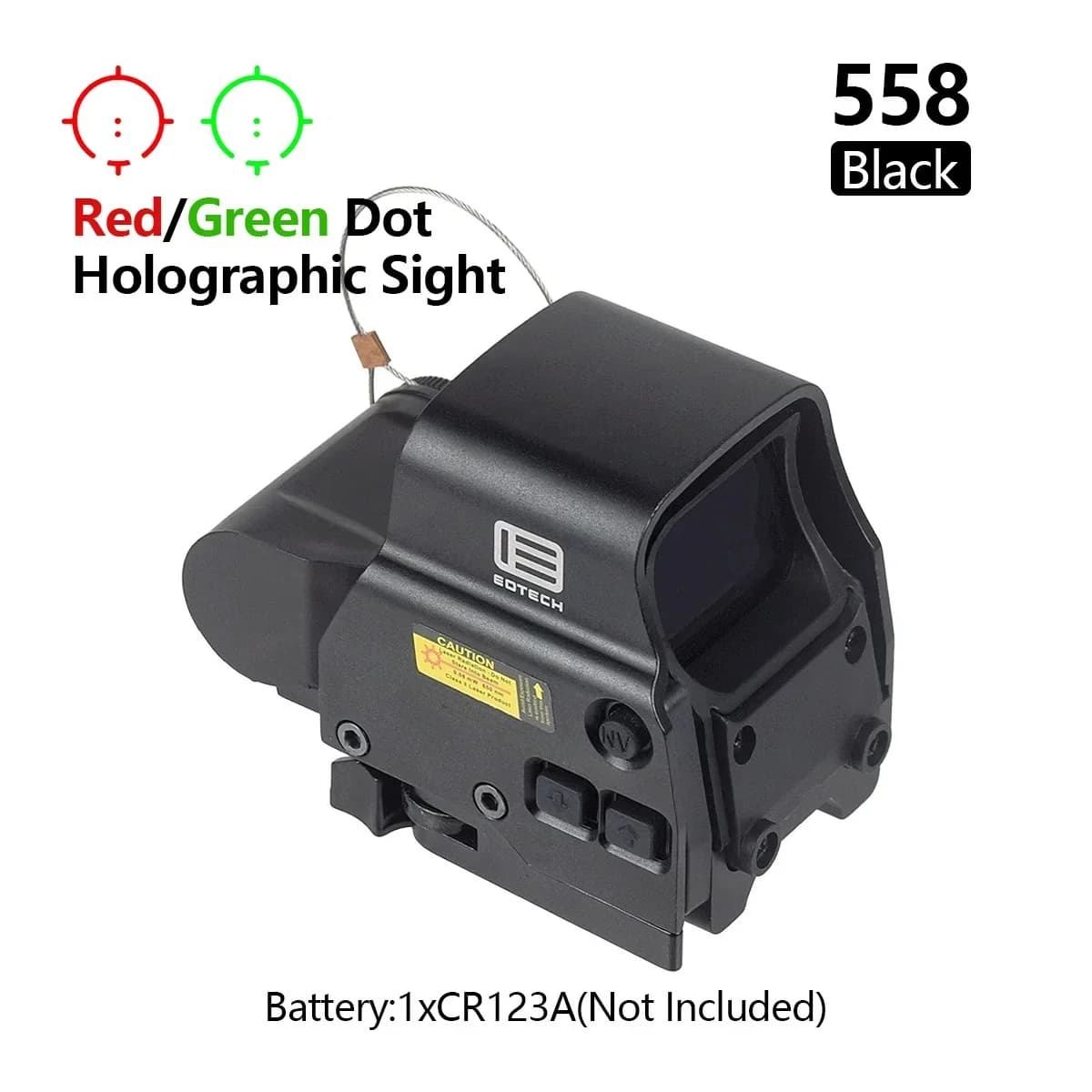 Eotech G33 G43 G45 3X Magnifier Scope 551 552 553 558 Red Dot Sight Riser Scope Unity Shockproof Weather Proof - Image 3