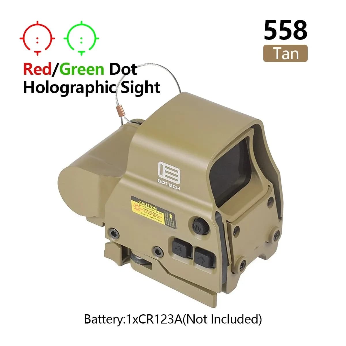 Eotech G33 G43 G45 3X Magnifier Scope 551 552 553 558 Red Dot Sight Riser Scope Unity Shockproof Weather Proof - Image 4
