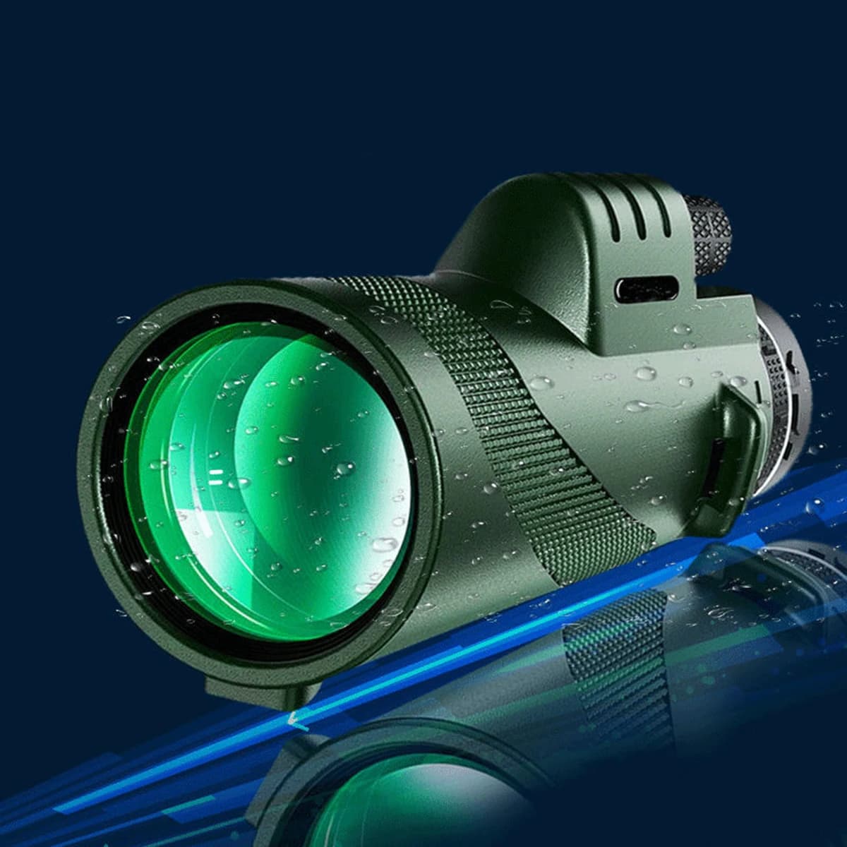 80*100 HD With smartphone stand and tripod Powerful Binoculars Long Range Portable Monocular or Camping Tourism Outdoor - Image 3