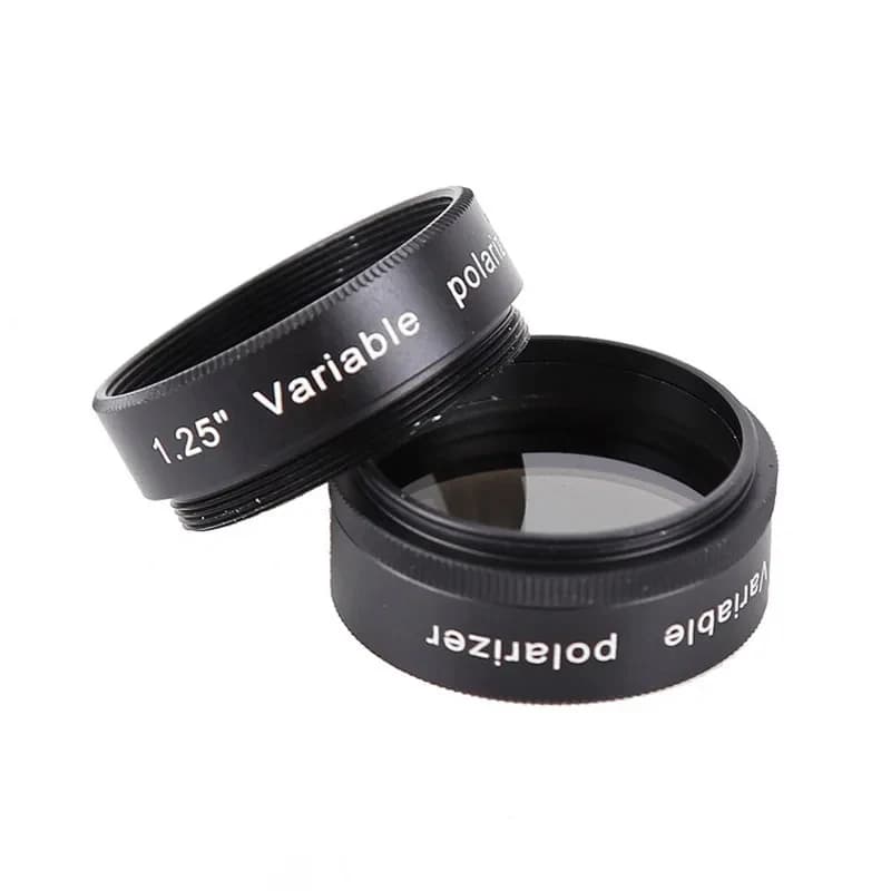 1.25'' Filter Variable Polarizing for Astronomy Monocular Telescope & Eyepiece Viewing the Moon For Planets SV128 - Image 1
