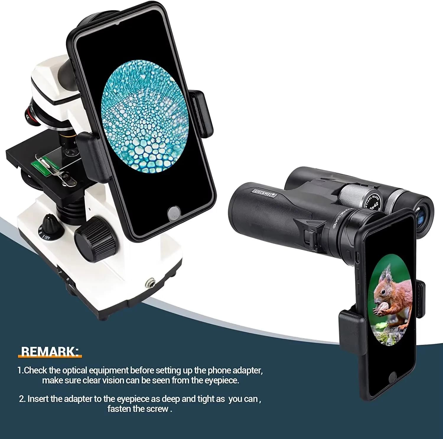 Upgrade Universal Cell Phone Adapter Bracket Clip Mount Soft Rubber Material For Binocular Monocular Spotting Scope Telescope - Image 5