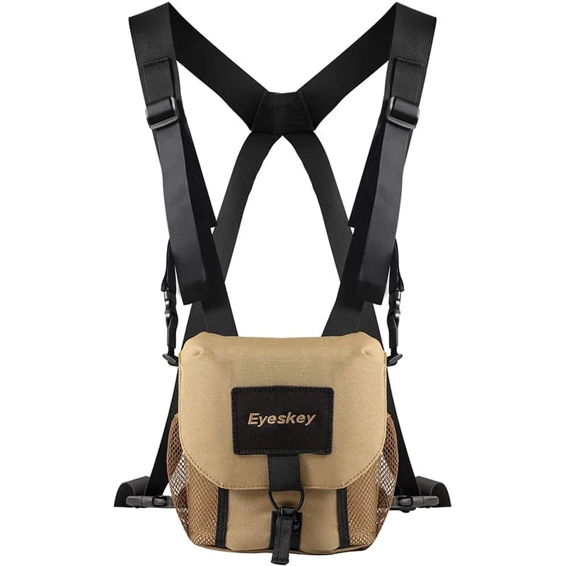 Eyeskey Universal Binocular Bag/Case with Harness Durable Portable Binoculars Camera Chest Pack Bag for Hiking Hunting - Image 1