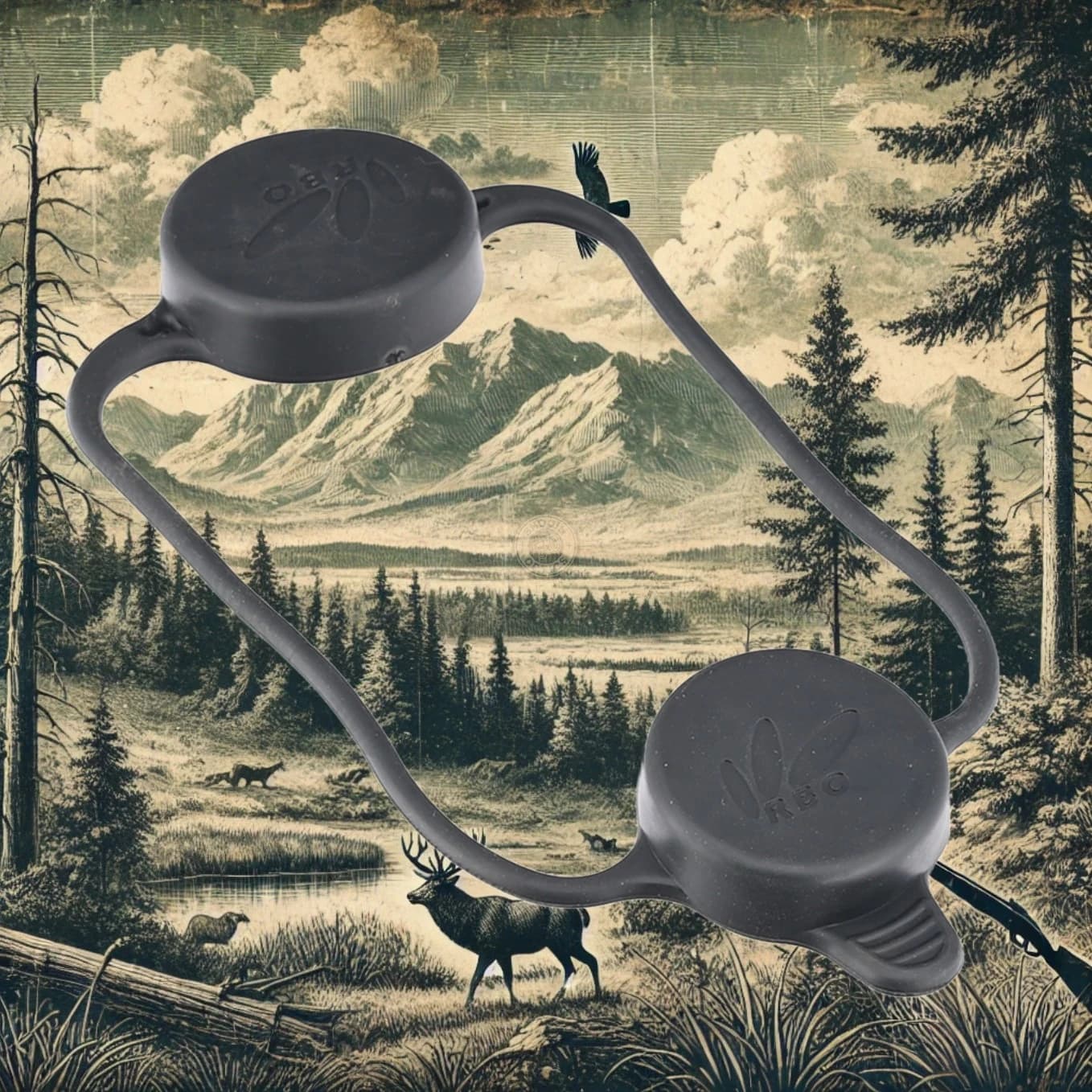 Shooin Optics Lens BKN Scope Cover Highly elastic rubber Dustproof Waterproof Durable - Image 2