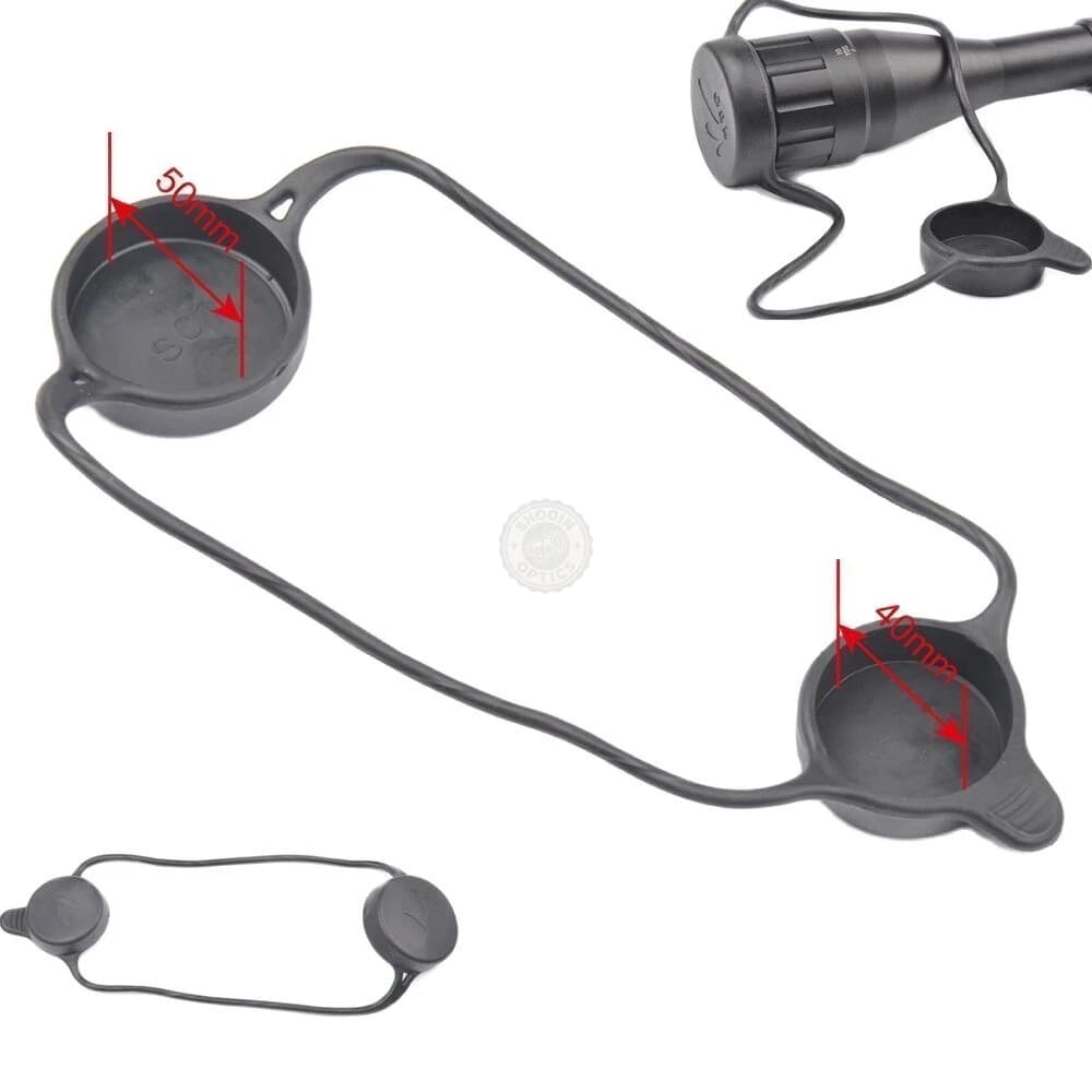 Shooin Optics Lens BKN Scope Cover Highly elastic rubber Dustproof Waterproof Durable - Image 3