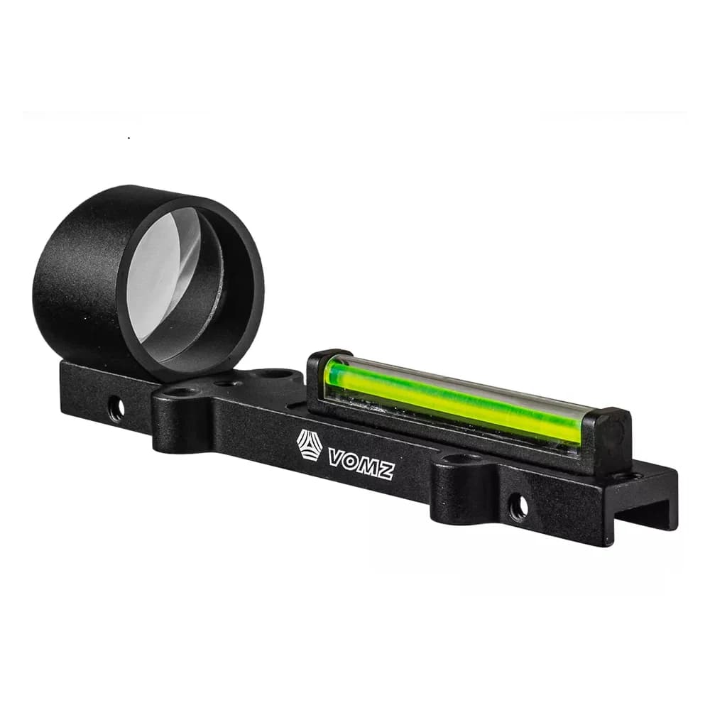 VOMZ 1x28 Red Green Fiber Optic Sight Red Dot Collimator Sight 11mm Rail For Shutgun Hunting Scope - Image 4