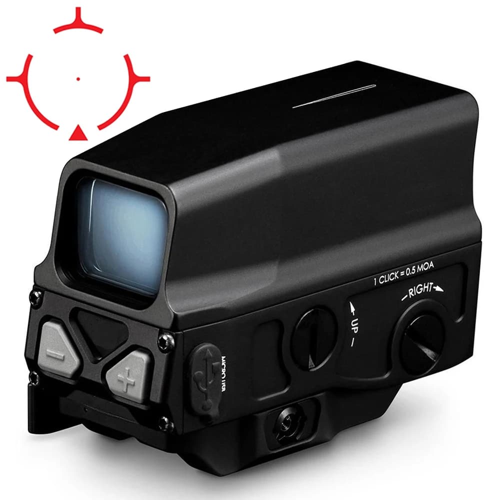Tactical Optics Holographic Gen I Red Dot Sight Rifle Scope VMX-3T 3X Magnifier for Hunting Dynamic Close Quarters Combat - Image 1