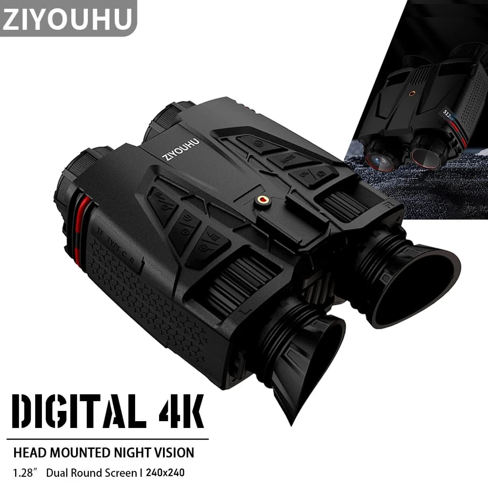 NVC800 4K UHD Infrared Head-Mounted Digital Telescope Camera WiFi Night Vision 16X Zoom Binoculars for Hunting And Camping - Image 2