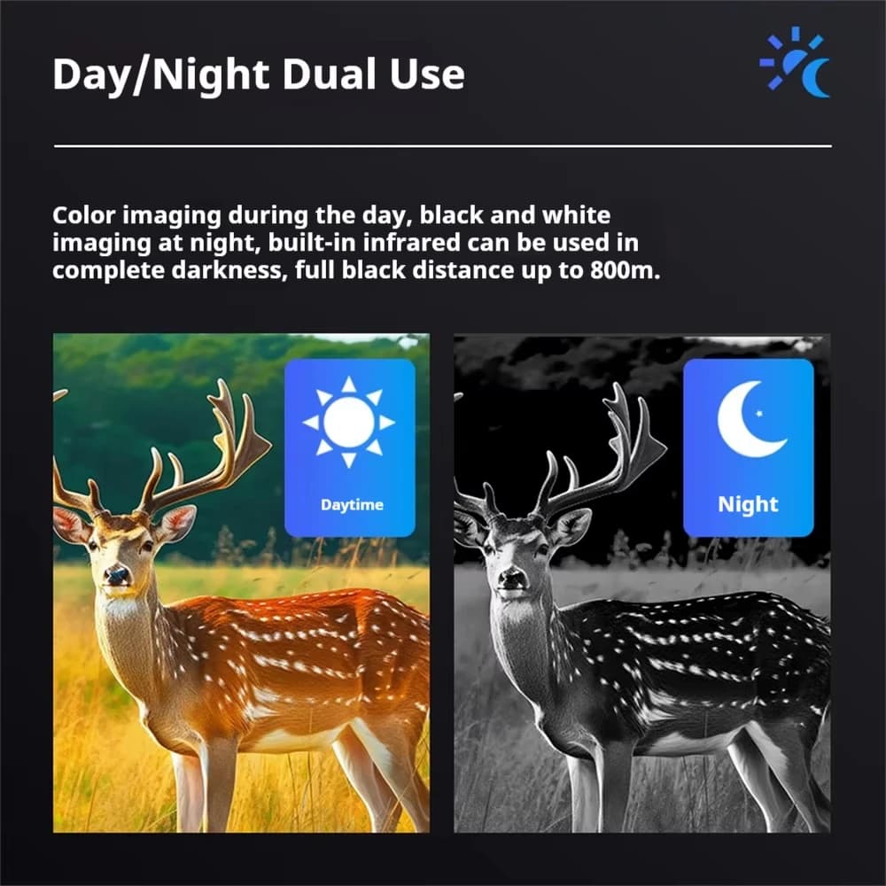 NVC800 4K UHD Infrared Head-Mounted Digital Telescope Camera WiFi Night Vision 16X Zoom Binoculars for Hunting And Camping - Image 6