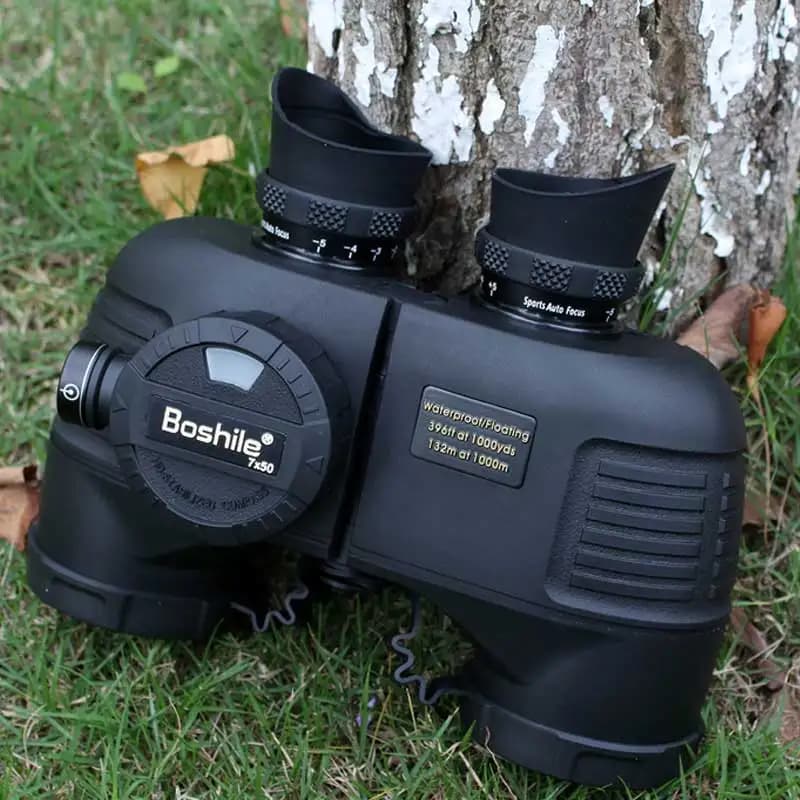 Profissional Telescope Boshile 7x50 Compass Binoculars Waterproof Floating HD Bak4 Powerful Nitrogen NavigatioHiking Hunting - Image 2