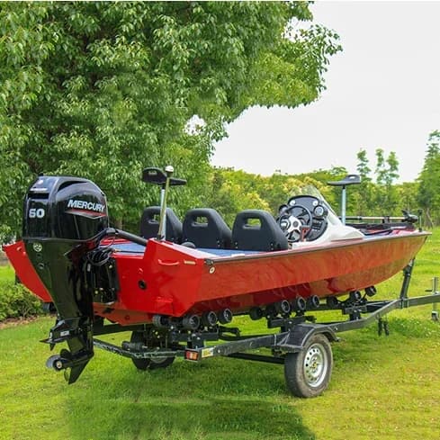 5.18m 60-90HP CE Certification Aluminium Bass Fishing Leisure Boat for Adventure with Folding Fishing Seats - Image 6