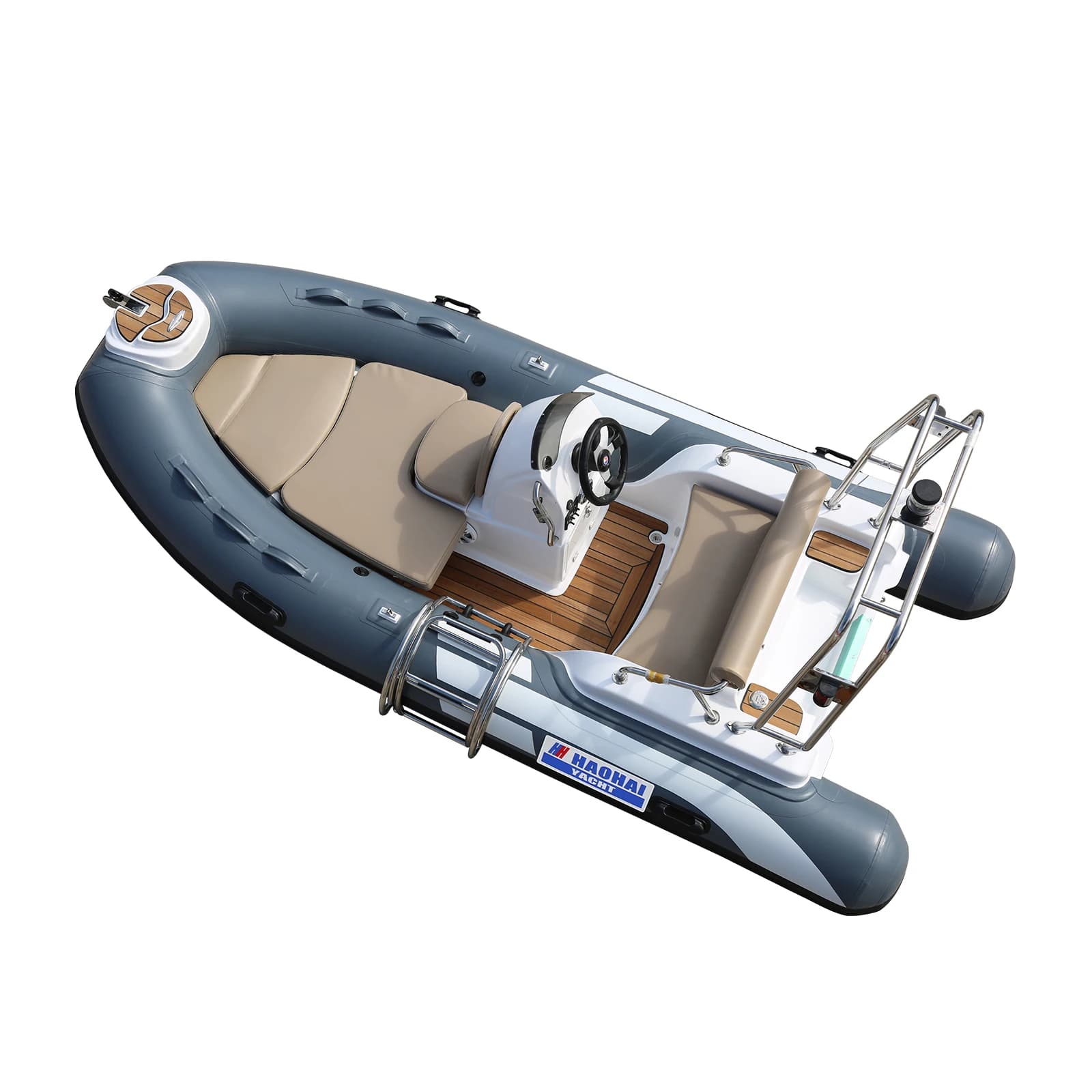Haohai Rowing Yacht Boats Fishing Rib Aluminum Kayak Speed Vessel Luxury Fiberglass Displayracks Pontoon Raft Jet Boat for Sale - Image 4