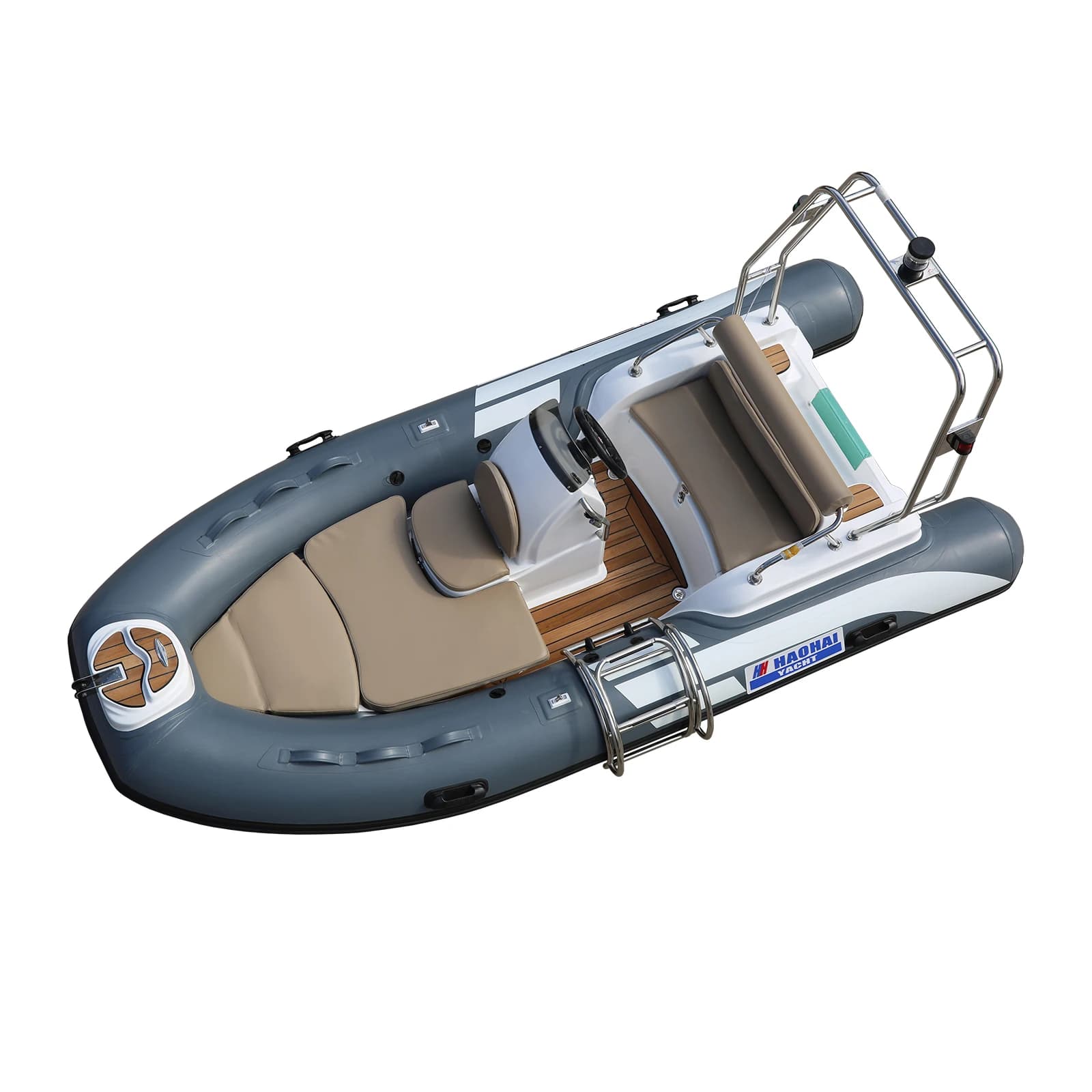 Haohai Rowing Yacht Boats Fishing Rib Aluminum Kayak Speed Vessel Luxury Fiberglass Displayracks Pontoon Raft Jet Boat for Sale - Image 5