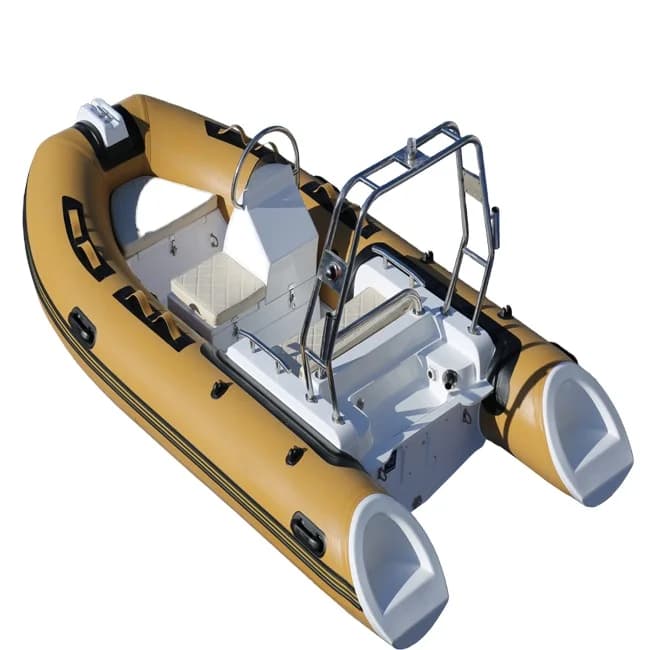 New Model 3.6m Luxury Aluminum Rib Boat Chinese-Made Speed Racing Vessel PVC Inflatable Inflatable RIB Boat for Fishing - Image 1
