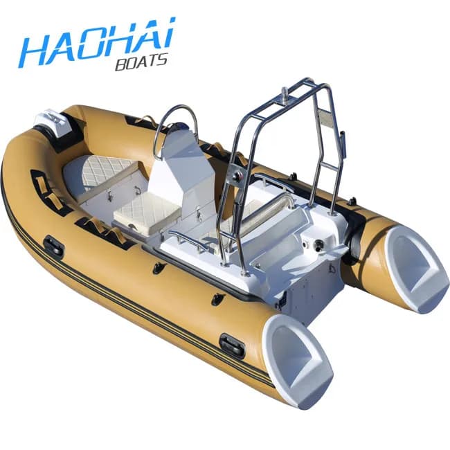 New Model 3.6m Luxury Aluminum Rib Boat Chinese-Made Speed Racing Vessel PVC Inflatable Inflatable RIB Boat for Fishing - Image 2