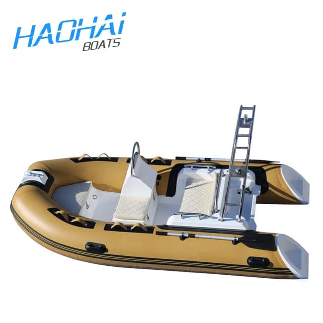 New Model 3.6m Luxury Aluminum Rib Boat Chinese-Made Speed Racing Vessel PVC Inflatable Inflatable RIB Boat for Fishing - Image 4