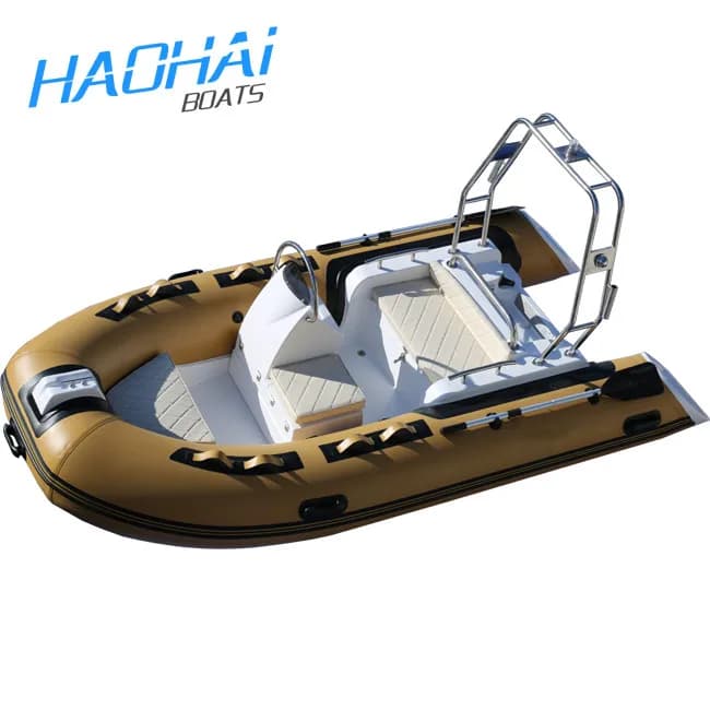 New Model 3.6m Luxury Aluminum Rib Boat Chinese-Made Speed Racing Vessel PVC Inflatable Inflatable RIB Boat for Fishing - Image 5