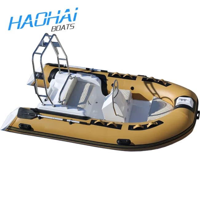 New Model 3.6m Luxury Aluminum Rib Boat Chinese-Made Speed Racing Vessel PVC Inflatable Inflatable RIB Boat for Fishing - Image 6