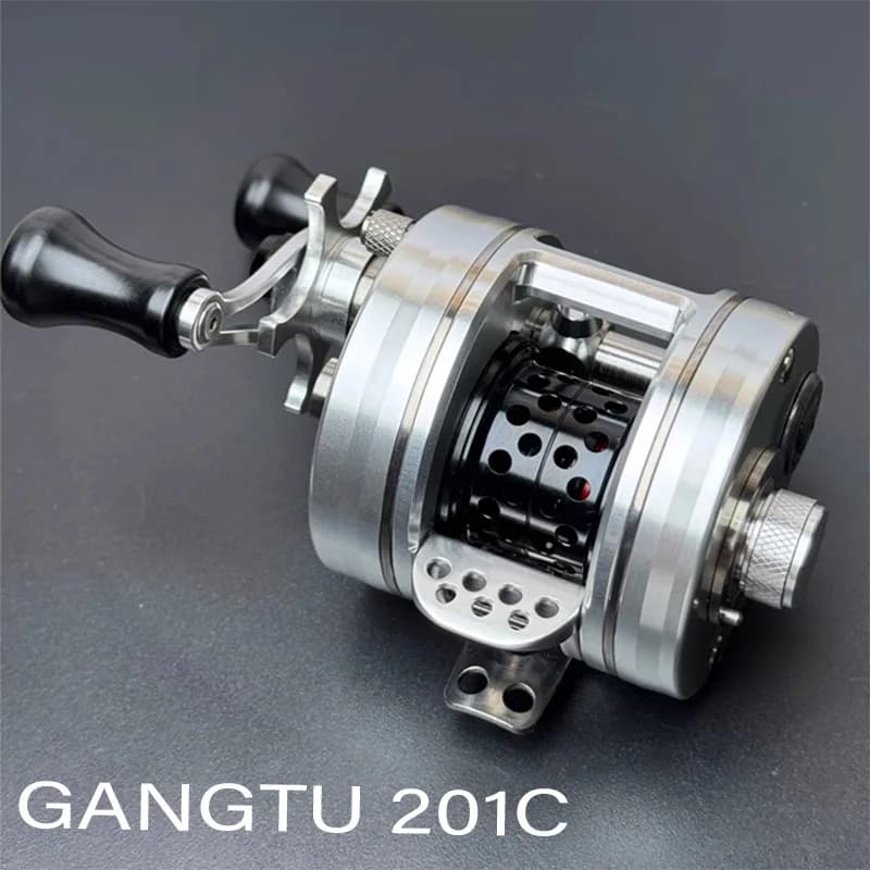 GANGTU 201C mini Stream Drum Reel Tease Trout 5.2:1 170g 14 Ball Bearing Including Two All-ceramic Bearings With Brass Gear - Image 1