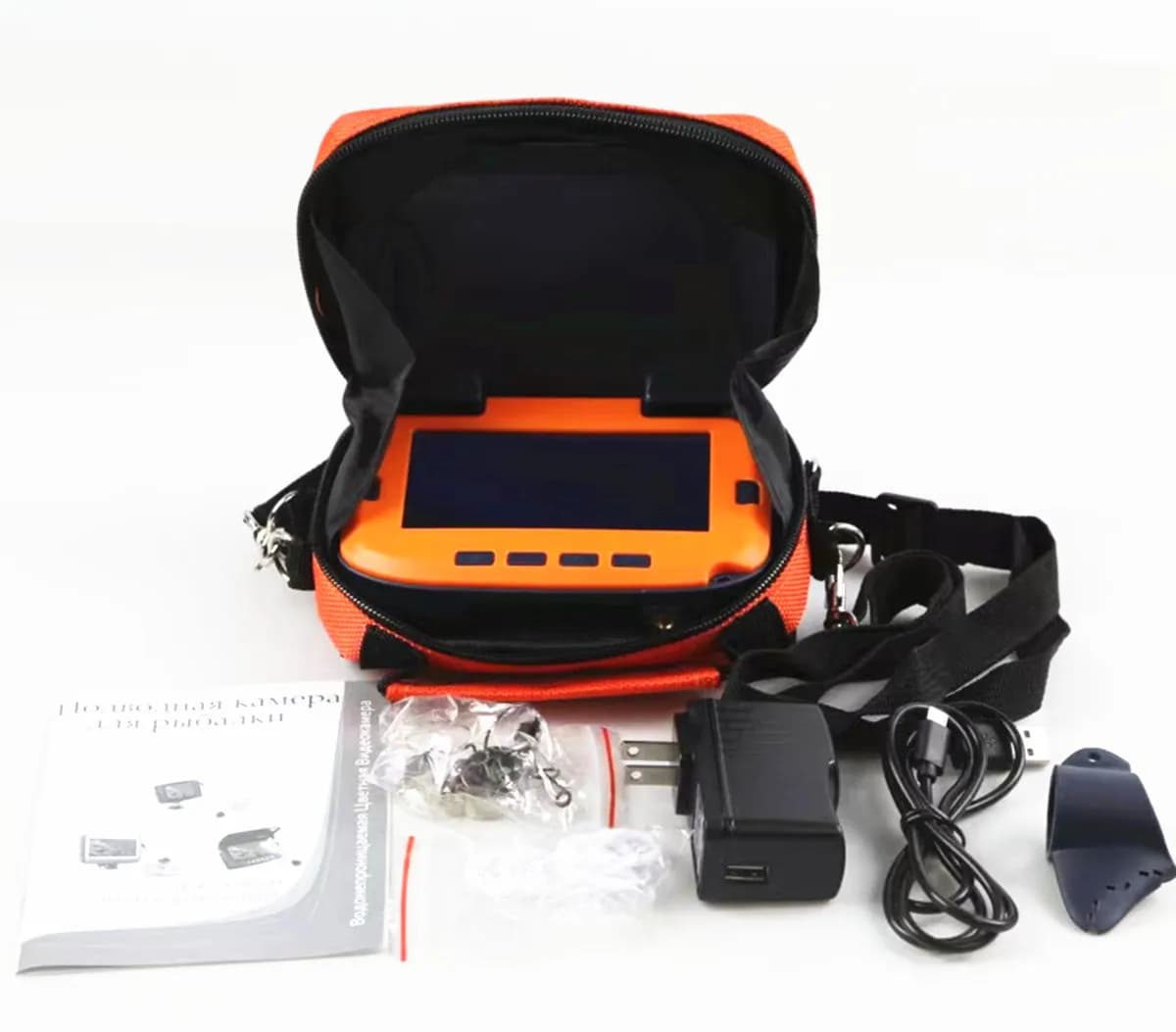 30m Underwater Fishing Camera Waterproof HD 1000TVL Camera For Winter Fishing 4.3 Inch Monitor Fishfinder Camera IR LED - Image 1