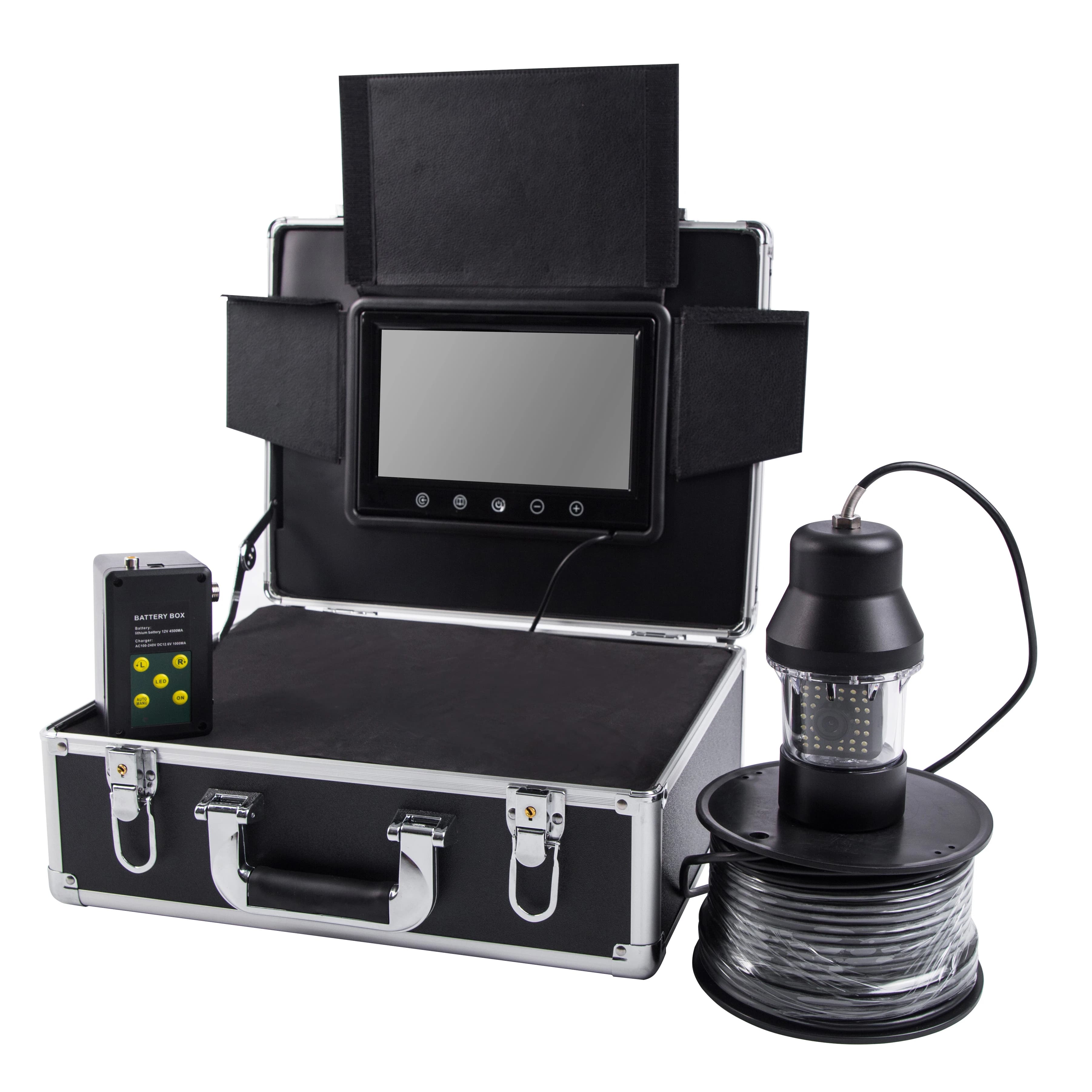7" Lcd Hd Waterproof Underwater Fishing Cmra 20M Cable Underwater Monitoring Cmra System With 360 Degree Rotating - Image 1