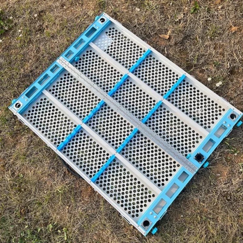 Aluminum Alloy Fishing Platform Thicken Foldable Adjustable Hollowed-out Stable Universal Platform Amazing Fishing Equipment - Image 4