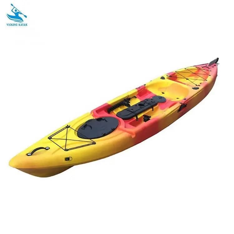 Sit on Top Kayak Rowing Boats Fishing Ocean Plastic Canoe Professional Fishing Kayak - Image 3