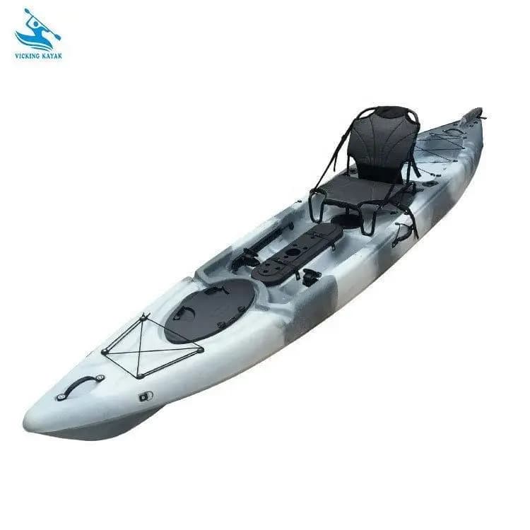 Sit on Top Kayak Rowing Boats Fishing Ocean Plastic Canoe Professional Fishing Kayak - Image 4