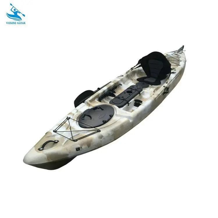 OEM Pedal Kayak Single Paddler 4m Inflatable Fishing Kayak with LLDPE Hull Good After-sales Service Welcomed - Image 2