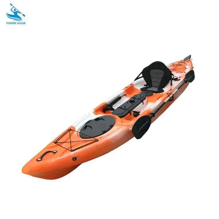 OEM Pedal Kayak Single Paddler 4m Inflatable Fishing Kayak with LLDPE Hull Good After-sales Service Welcomed - Image 3