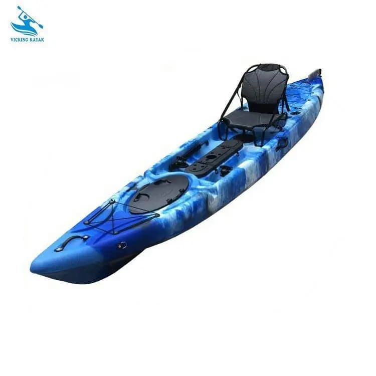 OEM Pedal Kayak Single Paddler 4m Inflatable Fishing Kayak with LLDPE Hull Good After-sales Service Welcomed - Image 5