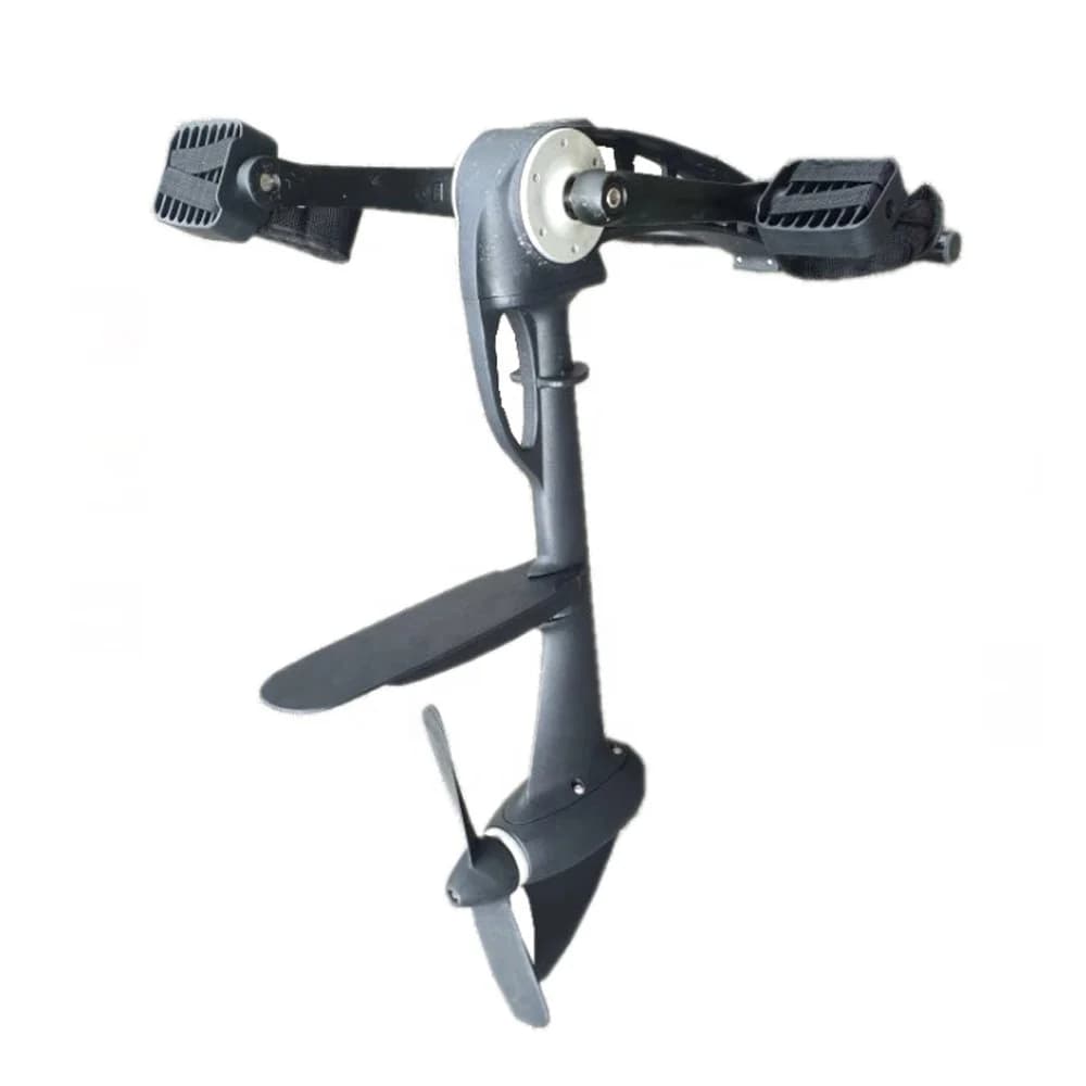 Outdoor Pedal Drive Fishing Kayak With Aluminum Hull Sailing Foot Propeller - Image 1
