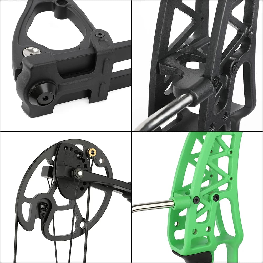 M126 Archery Compound Bow 0-70lbs Adjustable Arrow Speed 320fps Let-off 80% Axle-axle 30inch Right Hand for Shooting Accessories - Image 5