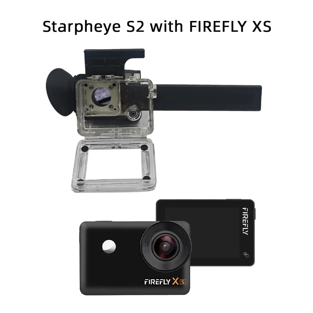 Starpheye S2 Outdoor Hunting Sniper Scope Camera Supports WiFi and App Waterproof Action Camera for Side Shot Video Camera variant