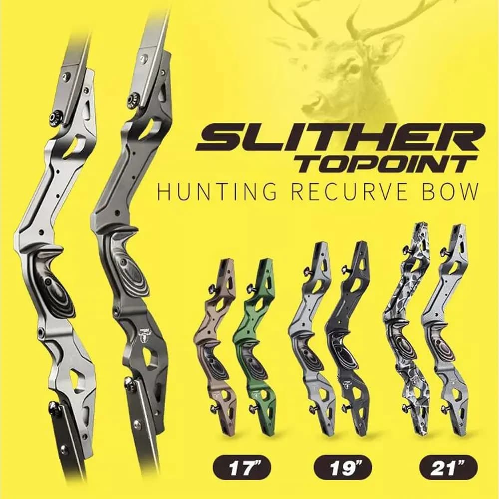 17"/19"/21" ILF Recurve Bow Riser Aluminum CNC Milling Bow Riser Archery American Hunting Bow Handle Right Handed for Archery - Image 2