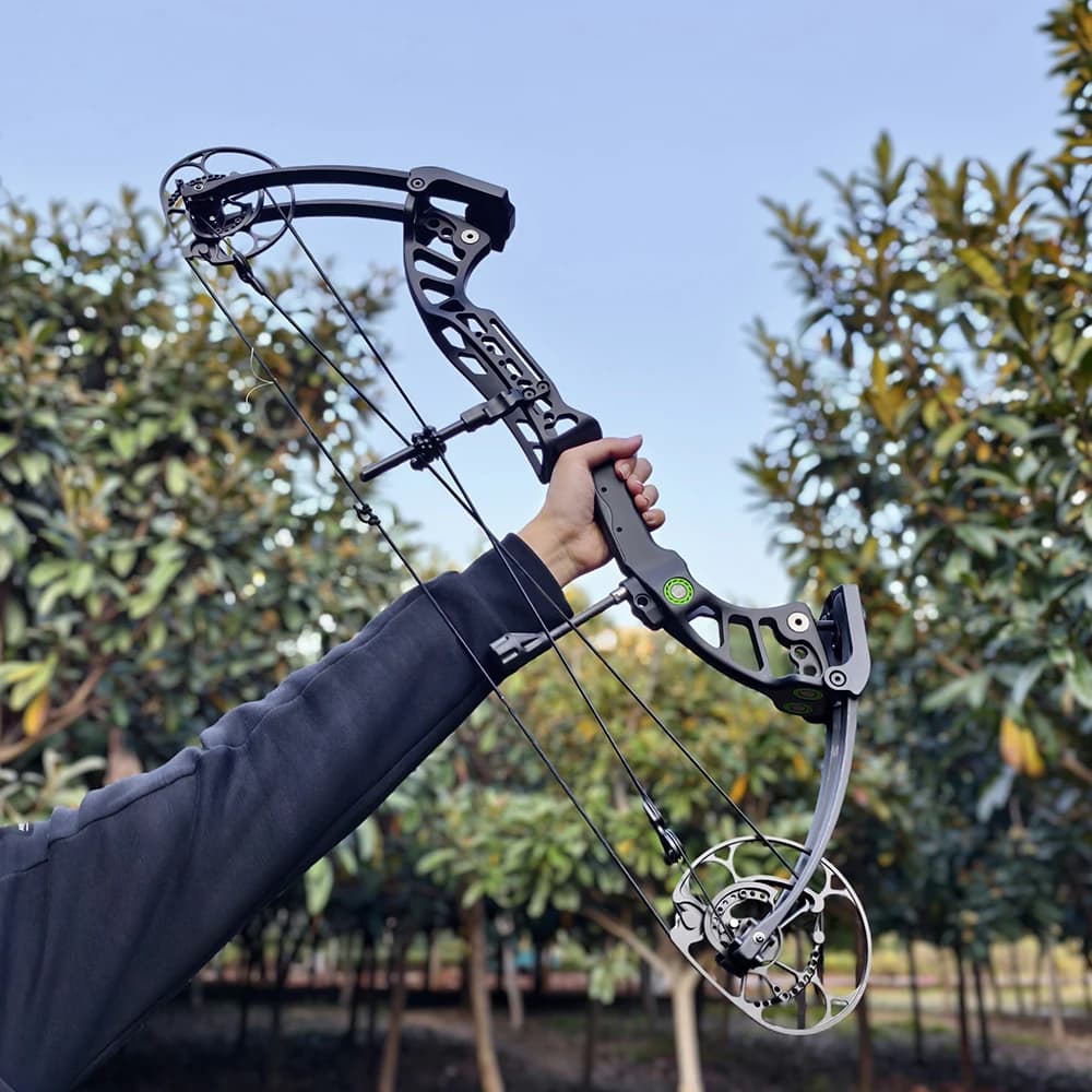 40-75 lbs Archery Compound Bow CNC Alloy 350 fps Left/Right Hand Hunting Target Competition Entertainment Shooting Bow - Image 6